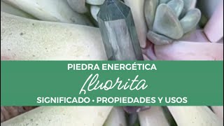 Piedra energética FLUORITA propiedades significado espiritual para qué sirve  Gemas preciosas [upl. by Eslehc]