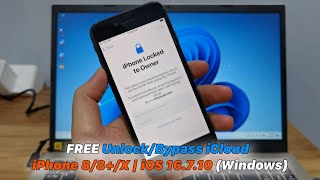 FREE UnlockBypass iCloud iPhone 88X  iOS 16710 Windows [upl. by Oremodlab903]