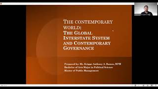 Global Interstate System and Global Governance [upl. by Noedig]