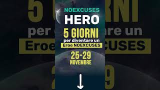 Sta per partire il mio NUOVO workshop interattivo quotNOEXCUSES HERO 20  Edizione obiettiviquot [upl. by Anastassia]