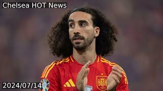 Why is Spains Marc Cucurella being booed Reason Chelsea star is being targeted at Euros [upl. by Ennovyhs]