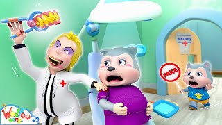 Pregnant Mom Has a Toothache 🤰 Fake Dentist  Top Stranger Danger Song  Wolfoo Kids Songs [upl. by Egwan]