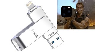 iDiskk Review  Cheap USB Flash Drive for iPhone [upl. by Kancler]