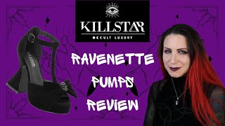 KILLSTAR RAVENETTE PUMPS REVIEW [upl. by Eidnas618]