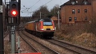 43 272 and 43 277 passing Whifflet 20124 [upl. by Atirehs]