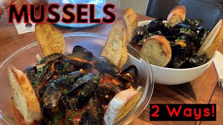 2 Ways to Cook Mussels That Will Blow Your Mind  Mussels Marinara and [upl. by Magnuson]