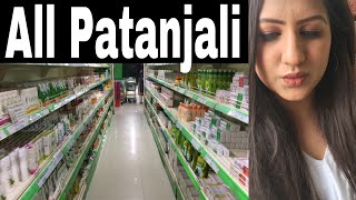 PATANJALI STORE TOUR VLOGGING All patanjali products Made in India [upl. by Netnerb535]