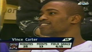 fragment meczu Seattle Super Sonics  Toronto Raptors 199900 WizjaSport subtitles 24hoopclass [upl. by Gamali231]