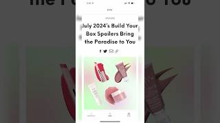 OFFICIAL SPOILERS JULY 2024 BOXYCHARM BY IPSY BUILD YOUR BOX CHOICE • Sneak Peeks  Viruzzzka [upl. by Euqnom]