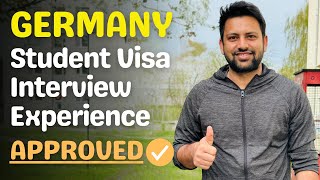 Surprising Visa Interview Questions Asked by the German Embassy  Student Visa Interview Experience [upl. by Anauqat]