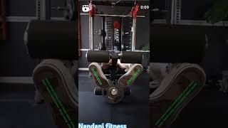 Hamstrings workout with Nandani fitness gymworkout shorts [upl. by Baptist778]