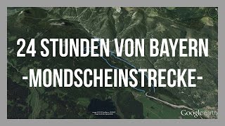 24 Stunden von Bayern 2016  Mondscheinstrecke  Alpenwelt Karwendel Mittenwald  GPSTrack [upl. by Yekcaj]