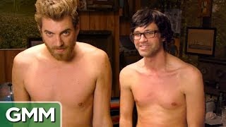 Rhett amp Link Get Waxed [upl. by Nirtiak]