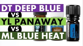 doTERRA Deep Blue VS Young Living Panaway VS Melaleuca Blue Heat [upl. by Eart854]