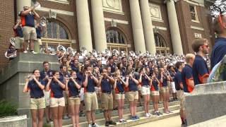 Marching Illini at the quad Aug 23 2015 [upl. by Byron]