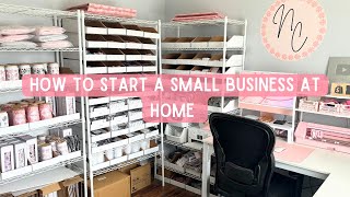 How To Start Your Small Business  Steps For Starting a Small Business From Home Sharing My Tips [upl. by Forta]