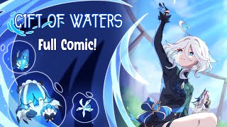 Furina masters her vision quotGift of Watersquot FULL COMIC [upl. by Yelkreb]