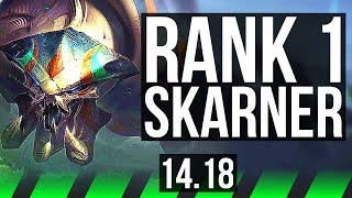 SKARNER vs TRUNDLE JGL  Rank 1 Skarner Rank 5 6314  BR Challenger  1418 [upl. by Derrik]