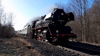 BR 41 mit Rodelblitz vor Arnstadt [upl. by Erehs529]