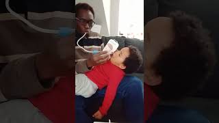 How to remove catarrh from babies nose catarrh nosefrida baby snotsucker nasalwash shortsfeed [upl. by Clo552]