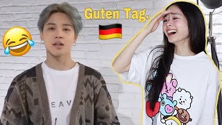 BTS SPRICHT DEUTSCH Compilation Teil 1  REAKTION [upl. by Eniluj]