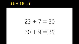 Addition and Subtraction Strategies  Bridging the Decades [upl. by Milan]