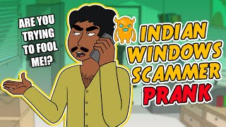 Indian Windows Scammer Prank  Ownage Pranks [upl. by Garvin]