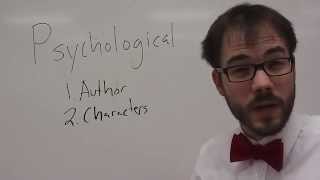 What is Psychological Criticism [upl. by Hanley]