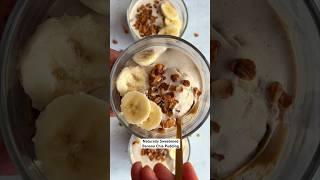 NO ADDED SUGARS Banana Chia Pudding Healthy dessert breakfast or snack Naturally sweetened vegan [upl. by Nordgren385]