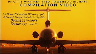 4K  The Ultimate Pratt amp Whitney JT8D Powered Aircraft Video [upl. by Akemat]