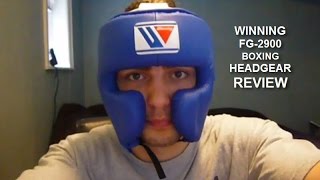 WINNING FG2900 boxing Headgear Review by ratethisgear [upl. by Yelrahc]