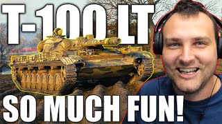 I Had so Much Fun Playing with T100 LT in World of Tanks [upl. by Irroc]