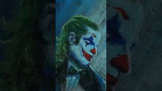 Pictura la comanda nr 2 🎨 Joker part 1 art acrylicpainting tablouri artwork [upl. by Kress]