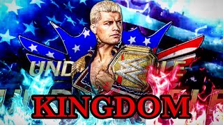 WWE Cody Rhodes quotKingdomquot Official Theme Song 2024 [upl. by Hebert835]