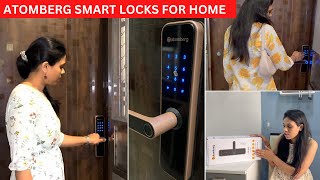 Smart Lock For My HOME  Atomberg Azhero Smart Lock Review [upl. by Enitnatsnoc261]