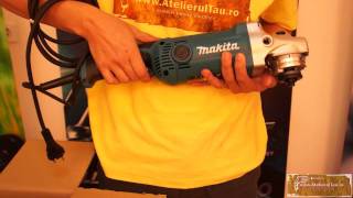 Makita GA9050  Polizor unghiular 2000 W 230 mm  Prezentare [upl. by Aissatan]