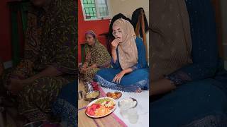 Family iftar time minivlog jesijesina 90kids fish funnyvideo food trending ashortaday [upl. by Beret]