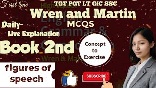 mcqs on wren and martin 2nd book Figure of Speech by Priyanshi Raj Pandey maam [upl. by Aciraj3]