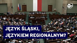 Głosowanie w Sejmie ws uznania języka śląskiego za język regionalny [upl. by Nicoline]