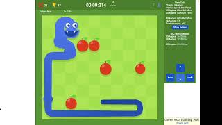 Google Snake Game Speedrun PB Small Normal Speed All Apples in 36180 [upl. by Materse981]