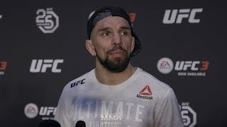 UFC 223 Chris Gruetzemacher Felt Like He Broke Joe Lauzon After First Round  MMA Fighting [upl. by Publus]