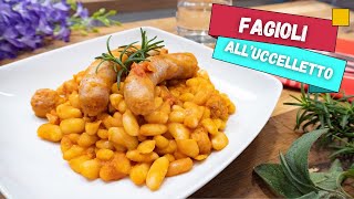 Fagioli alluccelletto toscani con salsiccia [upl. by Barden]