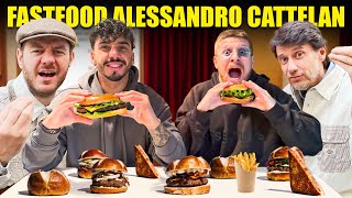 PROVIAMO IL FASTFOOD SEGRETO DI ALESSANDRO CATTELAN A MILANO  SINCERAMENTE SIAMO MOLTO PERPLESSI [upl. by Enneirdna340]