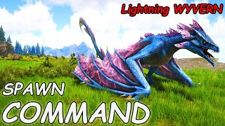 Lightning Wyvern ARK Spawn COMMAND  How To SUMMON Lightning Wyvern ARK Code [upl. by Budwig509]