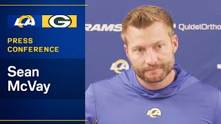 Sean McVay Reacts To Week 9 Loss vs Packers Positive Takeaways On Defensive Front [upl. by Kyne216]