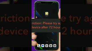 How To Delete Snapchat Account  how to delete snapchat account 72 hours problem shorts snapchat [upl. by Eichman560]