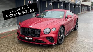 Bentley Continental GT V8 POV onboard Sandown Raceway [upl. by Ahsaya]