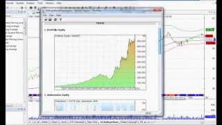 Amibroker Trading Systems  Coding A Bollinger Band Breakout System [upl. by Yarled]