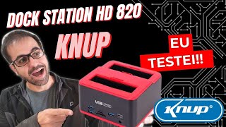 Testei Dock Station Knup KPHD820 USB 30  Vale a pena [upl. by Pincus690]