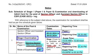 CSIR SO ASO Exam Date Announced  CSIR CASE SO ASO  IAS PCS simplified [upl. by Enyrb234]